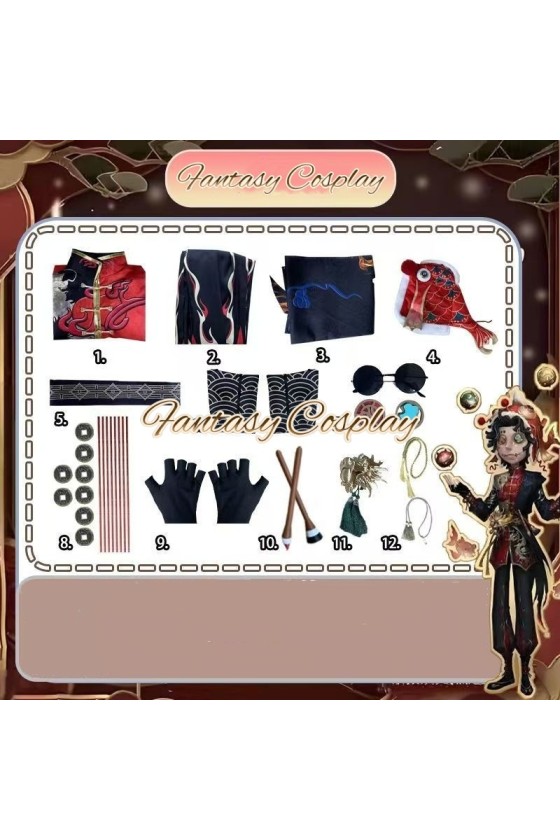 Identity V Spring Festival Acrobat Dragon Pearl Bearer Hanfu Style Outfit Cosplay Costume